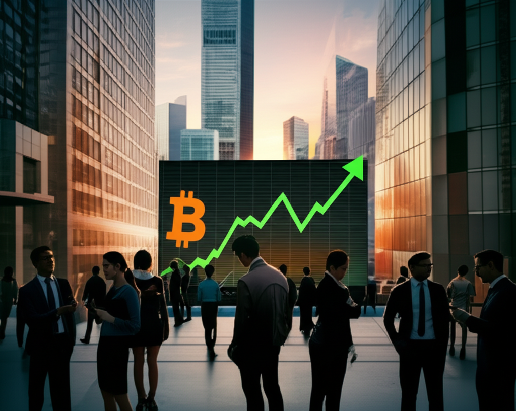 Bitcoin Sobe Impactado por Fed e Comércio Global