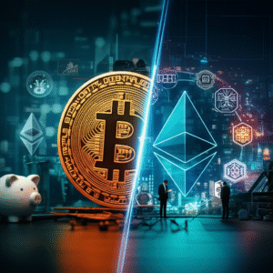 Disputa entre Bitcoin e Ethereum: Quem Dominará o Mercado em 2025?