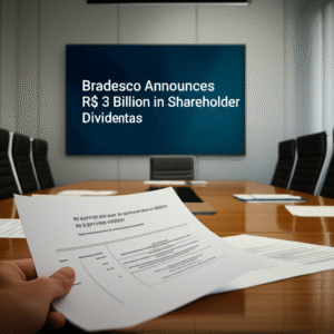 Bradesco anuncia R$ 3 bilhões em proventos para acionistas