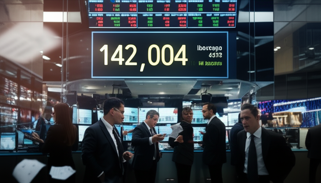 Ibovespa Supera 142 Mil Pontos Apesar de Pressões