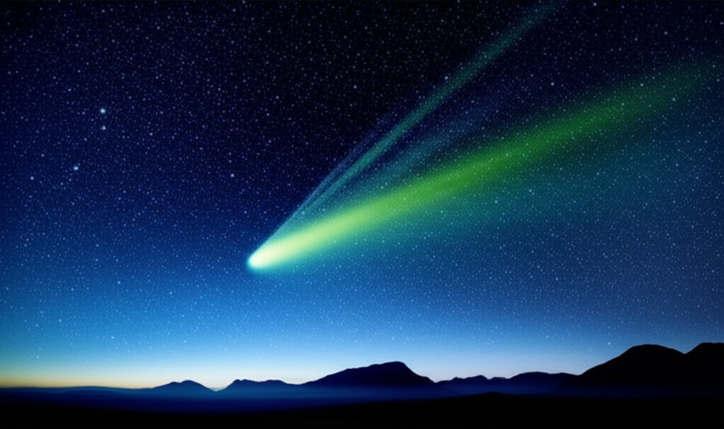 O Brilho Encantador do Cometa Lemmon no Brasil