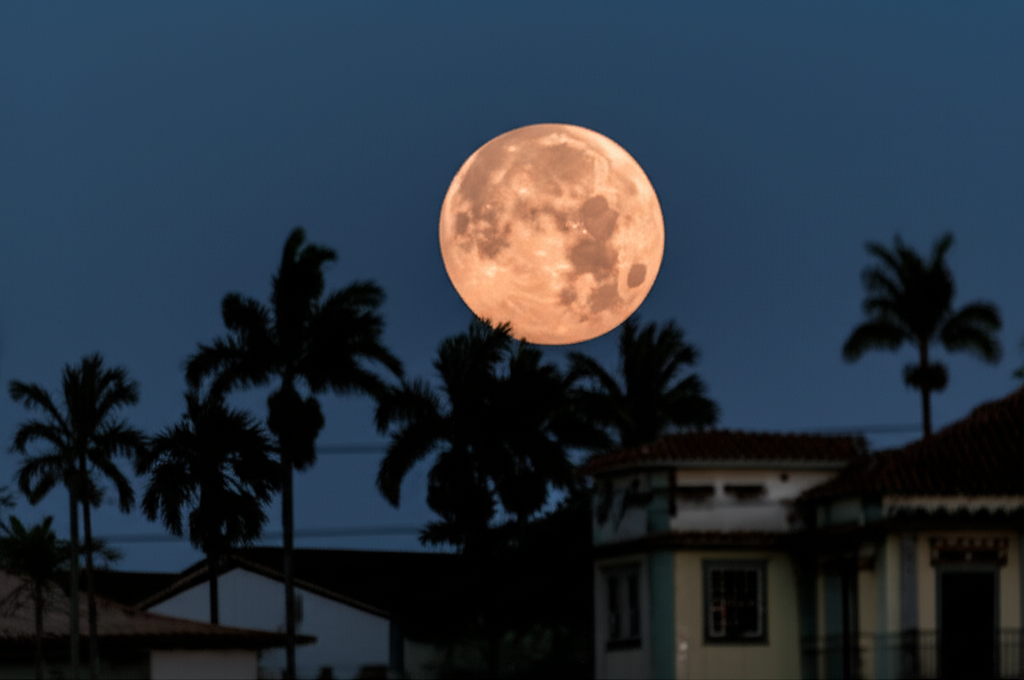 A Beleza da Superlua no Céu Brasileiro