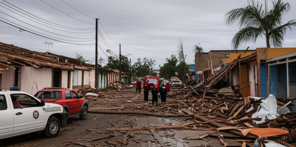 Tornado Arrasa Rio Bonito do Iguaçu e Deixa Vítimas