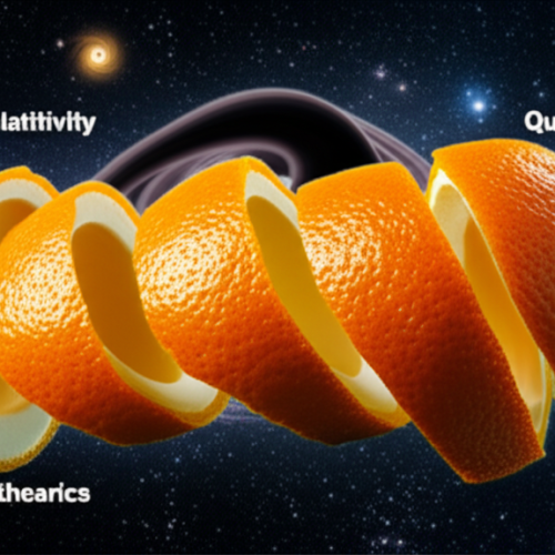 Unificação Quântica e Relatividade: A Casca de Laranja