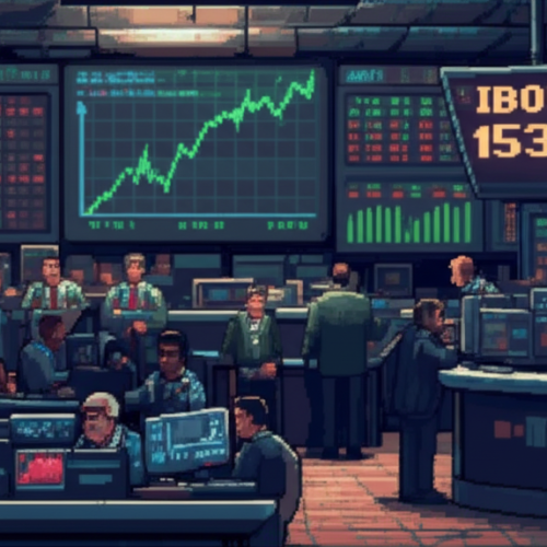 Ibovespa atinge recorde e supera 153 mil pontos