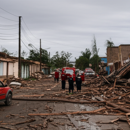 Tornado Arrasa Rio Bonito do Iguaçu e Deixa Vítimas