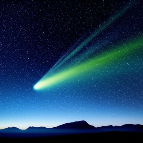 O Brilho Encantador do Cometa Lemmon no Brasil